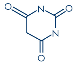 molecular structure of barbituric acid
