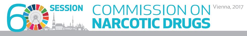 Logo 60th session Commission on Narcotic Drugs 2017