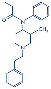 molecular structure fentanylnyl