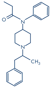 molecular structure trans methylfentanyl
