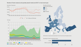 number of heroin seizures