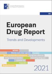 cover of the european drug report 2021