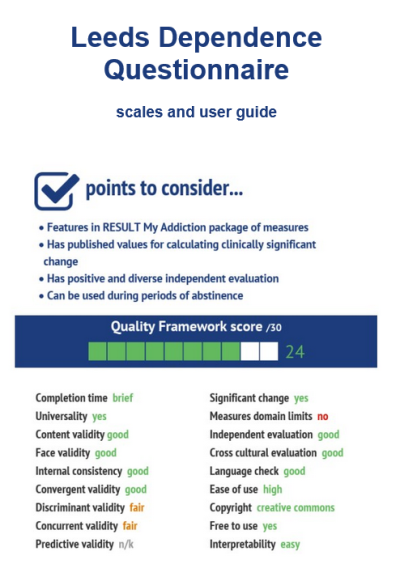 Leeds Dependence Questionnaire
