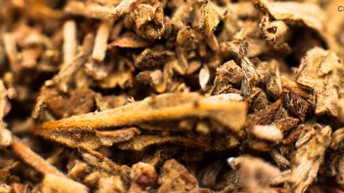 close-up of synthetic cannabinoid