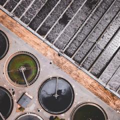 photo of wastewater treatment plant